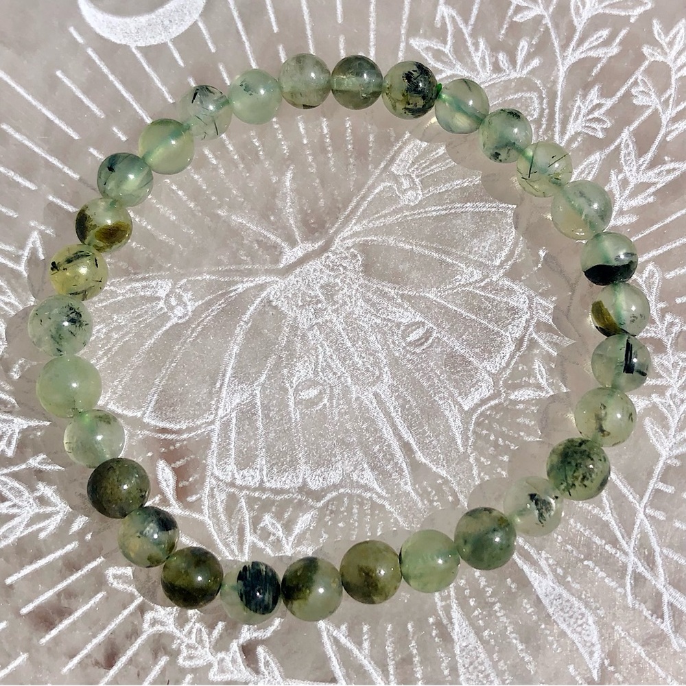 Prehnite Beaded Bracelet